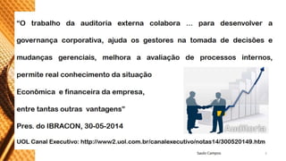 Aula 1 - 0. Origem e evolução da Auditoria