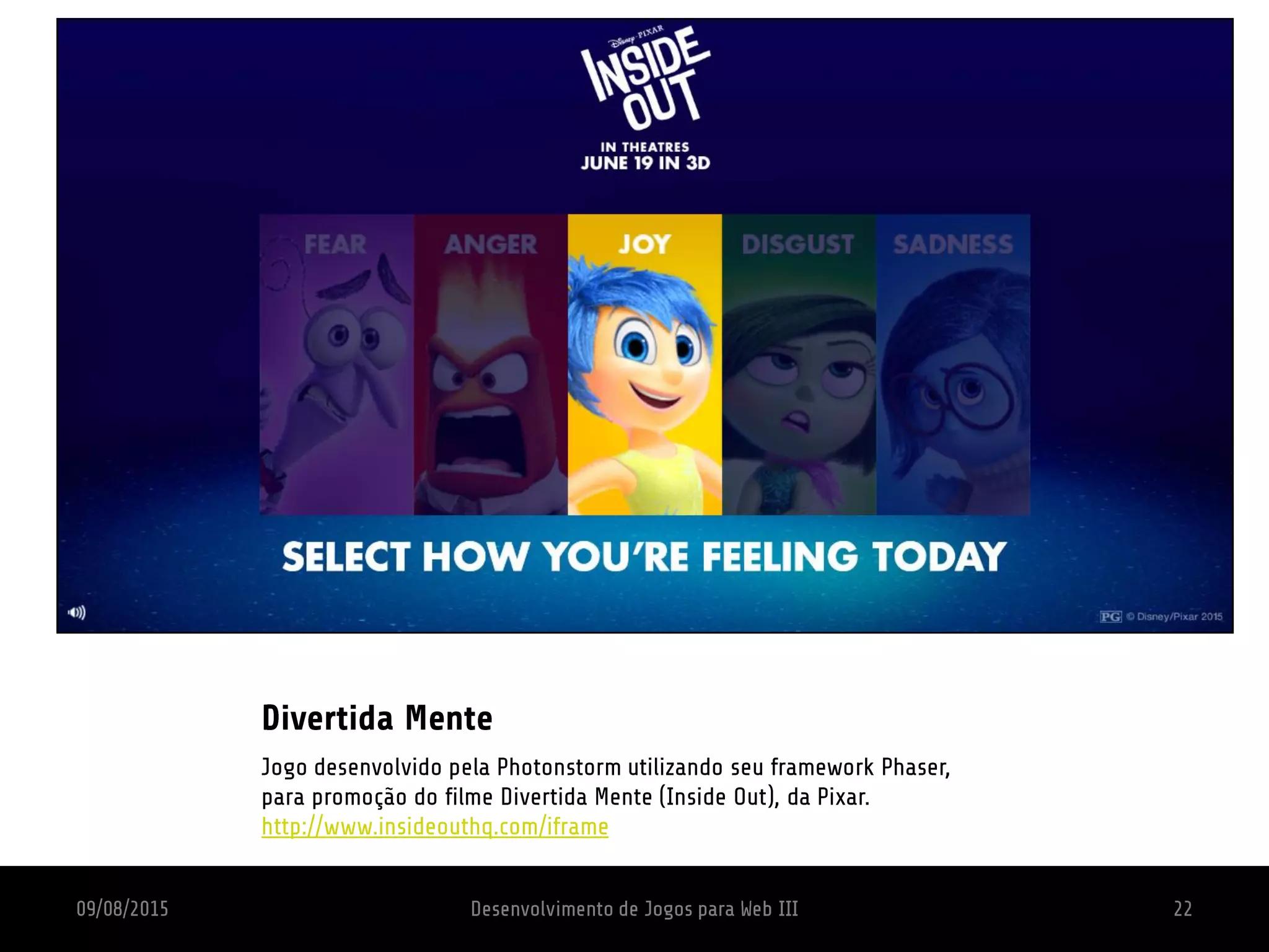 Aula 1 - Introdução ao desenvolvimento de jogos para web