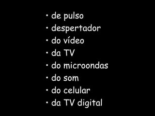 de pulso despertador do vídeo da TV do microondas do som do celular da TV digital 