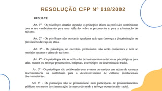 RESOLUÇÃO CFP Nº 018/2002
 