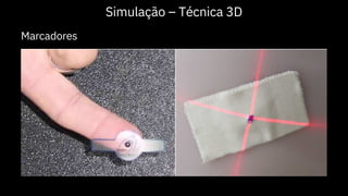 Simulação – Técnica 3D
Marcadores
 