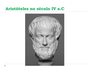 Aristóteles no século IV a.C
 