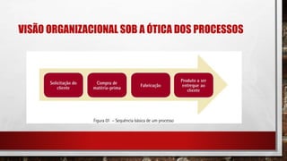 VISÃO ORGANIZACIONAL SOB A ÓTICA DOS PROCESSOS
 