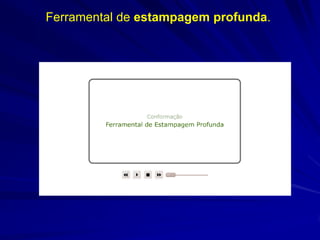 Ferramental de estampagem profunda.

 