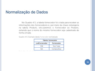 Normalização de Dados
16
 