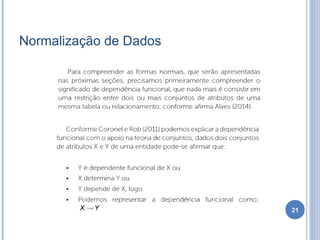 Normalização de Dados
21
 