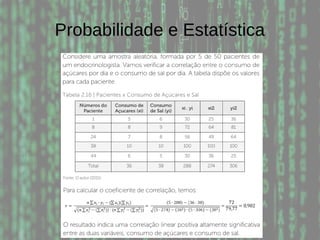 Probabilidade e Estatística
 