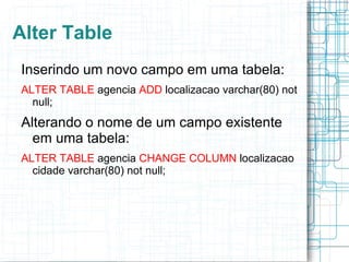 CREATE DATABASE IF NOT EXISTS  banco; 