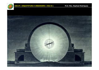 CES-JF | ARQUITETURA E URBANISMO | HAU II | Prof. Msc. Raphael Rodrigues
 