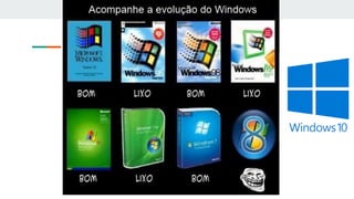Aula 11 - História dos Sistemas Operacionais - Windows