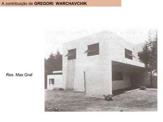 A contribuição de  GREGORI  WARCHAVCHIK Res. Max Graf 
