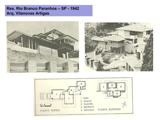 Res. Rio Branco Paranhos – SP - 1942 Arq. Vilanovas Artigas  