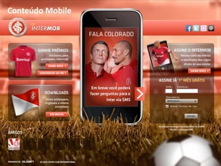 Conteúdo Mobile
 