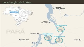 Localização da Usina

 