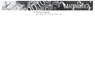 Aulas 11 a 13 - Matemática