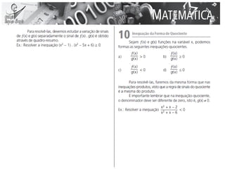 Aulas 11 a 13 - Matemática