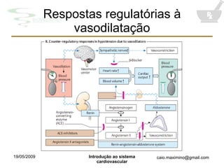 Respostas regulatórias à vasodilatação 