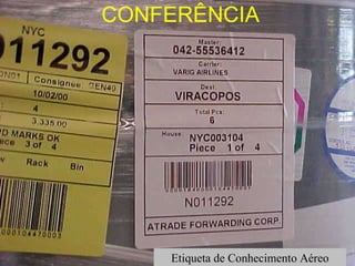 CONFERÊNCIA Etiqueta de Conhecimento Aéreo 