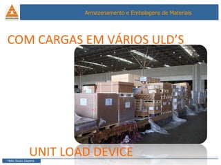 COM CARGAS EM VÁRIOS ULD’S UNIT LOAD DEVICE 