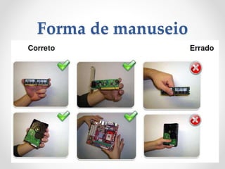 Forma de manuseio
 
