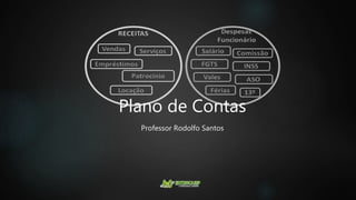 Plano de Contas
Professor Rodolfo Santos
 