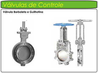 Válvulas de Controle
Válvula Borboleta e Guilhotina
 