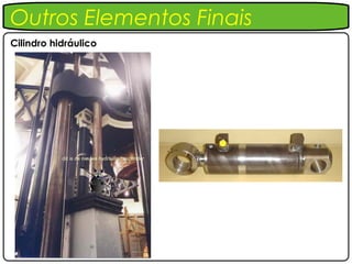 Outros Elementos Finais
Cilindro hidráulico
 