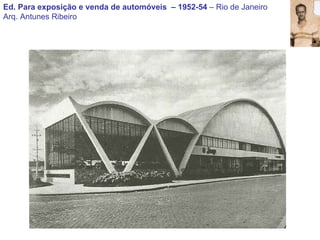 Ed. Para exposição e venda de automóveis  – 1952-54  – Rio de Janeiro Arq. Antunes Ribeiro 