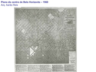 Plano do centro de Belo Horizonte – 1960 Arq. Aarão Reis 