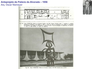 Anteprojeto do Palácio da Alvorada – 1956 Arq. Oscar Niemeyer Anteprojeto do Palácio da Alvorada - 1956 