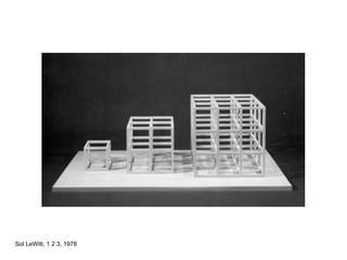 Sol LeWitt, 1 2 3, 1978
 