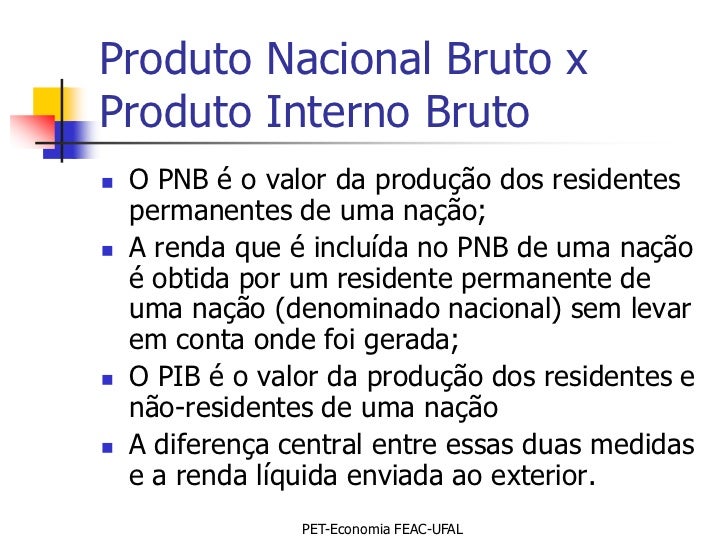 Aula 12 quantificando a renda nacional Aula 12 quantificando a renda nacional