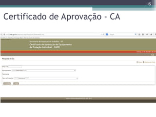 Certificado de Aprovação - CA
15
 