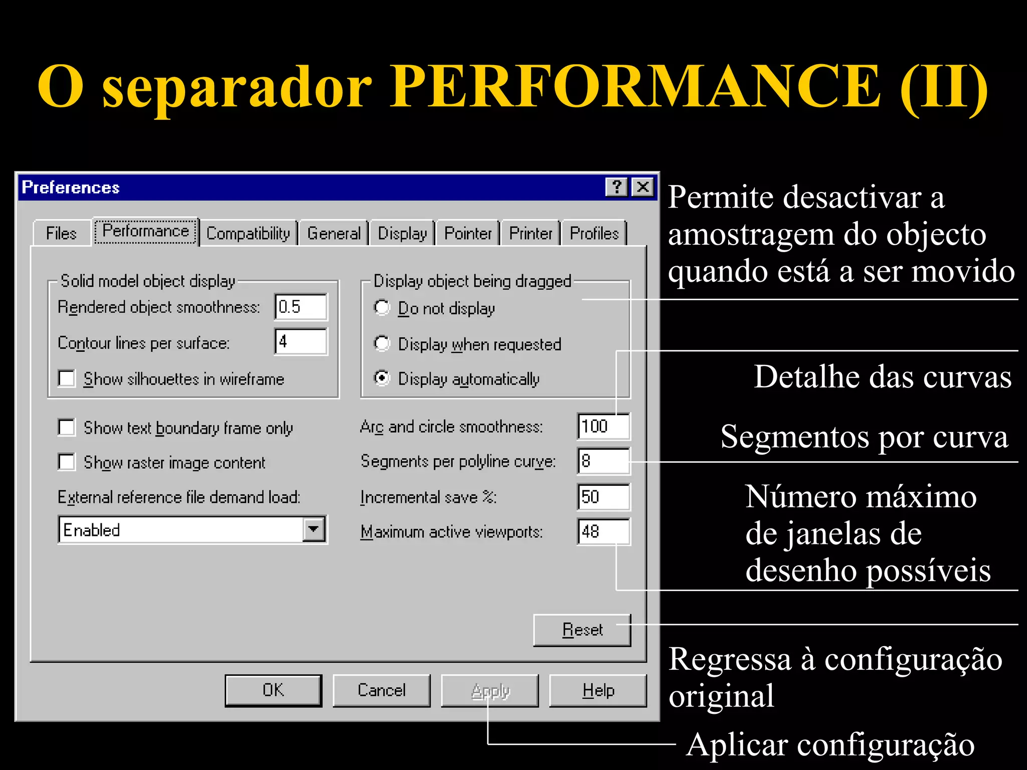 Manual de Introdução ao Autocad R14 - Aula 13 - Opções de configuração ...