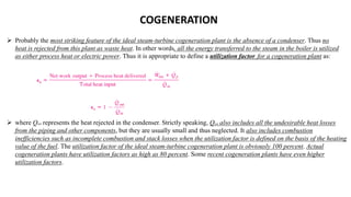 Comprehensive Overview of Cogeneration in Steam Turbine Power Plants | PDF