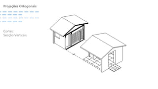 Projeções Ortogonais
Cortes:
Secção Verticais
 