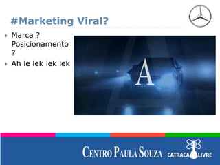 #Marketing Viral?
 Marca ?
Posicionamento
?
 Ah le lek lek lek
 