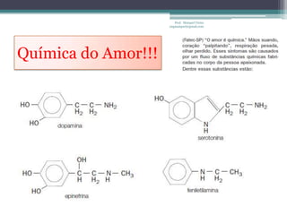 Prof. Maiquel Vieira
engmaiquel@gmail.com
Química do Amor!!!