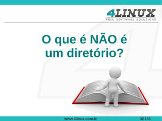 O que é NÃO é
um diretório?




   www.4linux.com.br   32 / 36
 