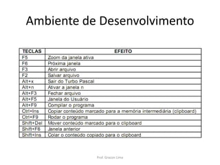 Ambiente de Desenvolvimento
Prof. Gracon Lima
 