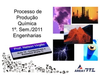 Processo de
  Produção
   Química
1º. Sem./2011
 Engenharias
 