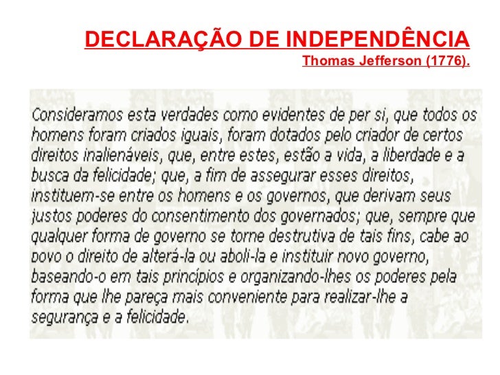 Aula 15 Independência dos EUA Aula 15 Independência dos EUA