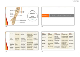 21/05/2020
8
EXIBIÇÃO 11.17 Músculos da Região Glútea que Movimentam o Fêmur
89 90
91 92
 