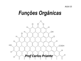 Funções Orgânicas
Prof Carlos Priante
AULA 15
 