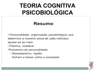 TEORIA COGNITIVA
PSICOBIOLÓGICA
 