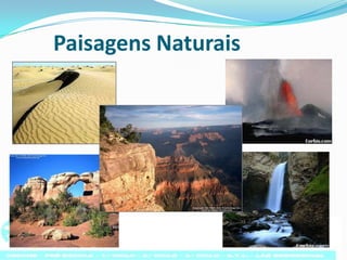 AnálisePaisagensElementos NaturaisElementosHumanos