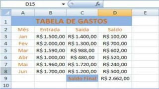 Aula 16 – Excel 2010