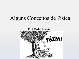 Alguns Conceitos de Física
Prof Carlos Priante
 