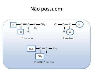 Não possuem:
 