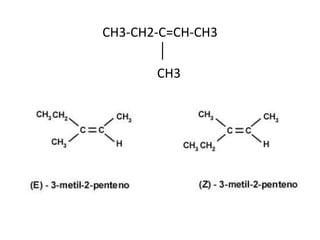 CH3-CH2-C=CH-CH3
CH3
 
